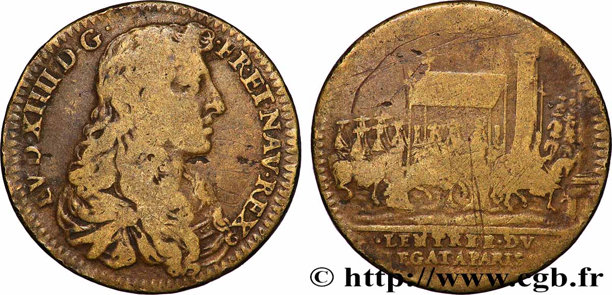LOUIS XIV LE GRAND ou LE ROI SOLEIL Mariage du roi, entrée du Légat à Paris S