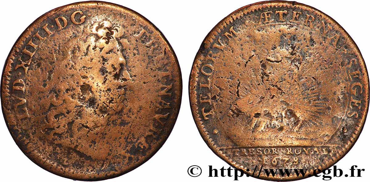 TRÉSOR ROYAL Louis XIV TB