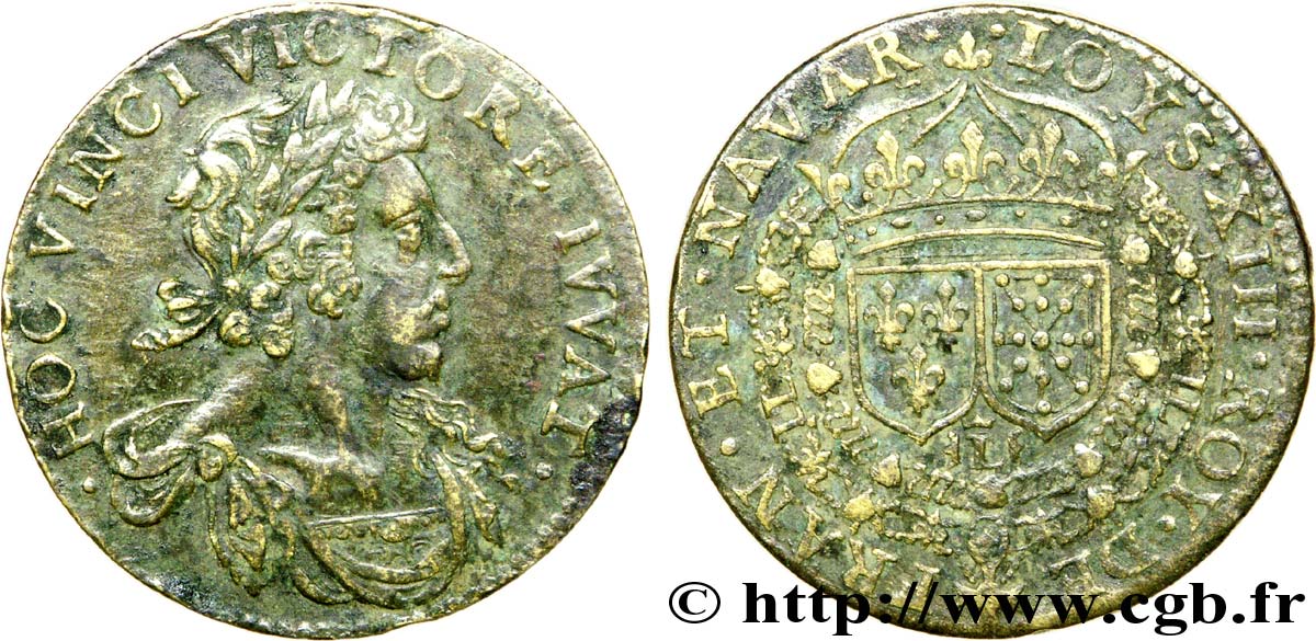 LOUIS XIII LE JUSTE Jeton Cu 26 TTB