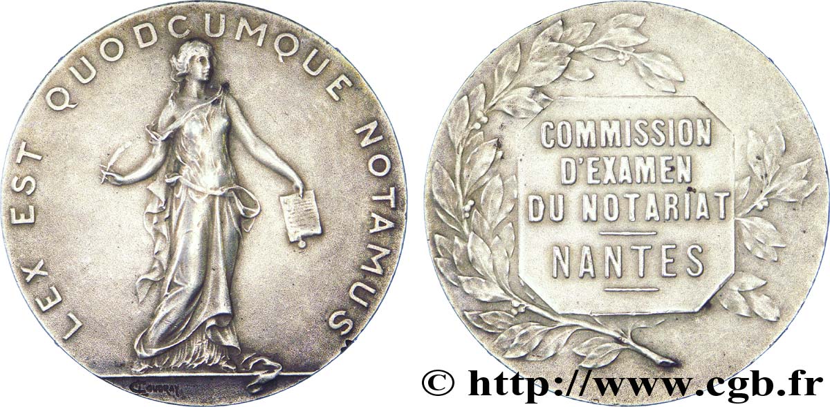 19TH CENTURY NOTARIES (SOLICITORS AND ATTORNEYS) Notaires de Nantes MS
