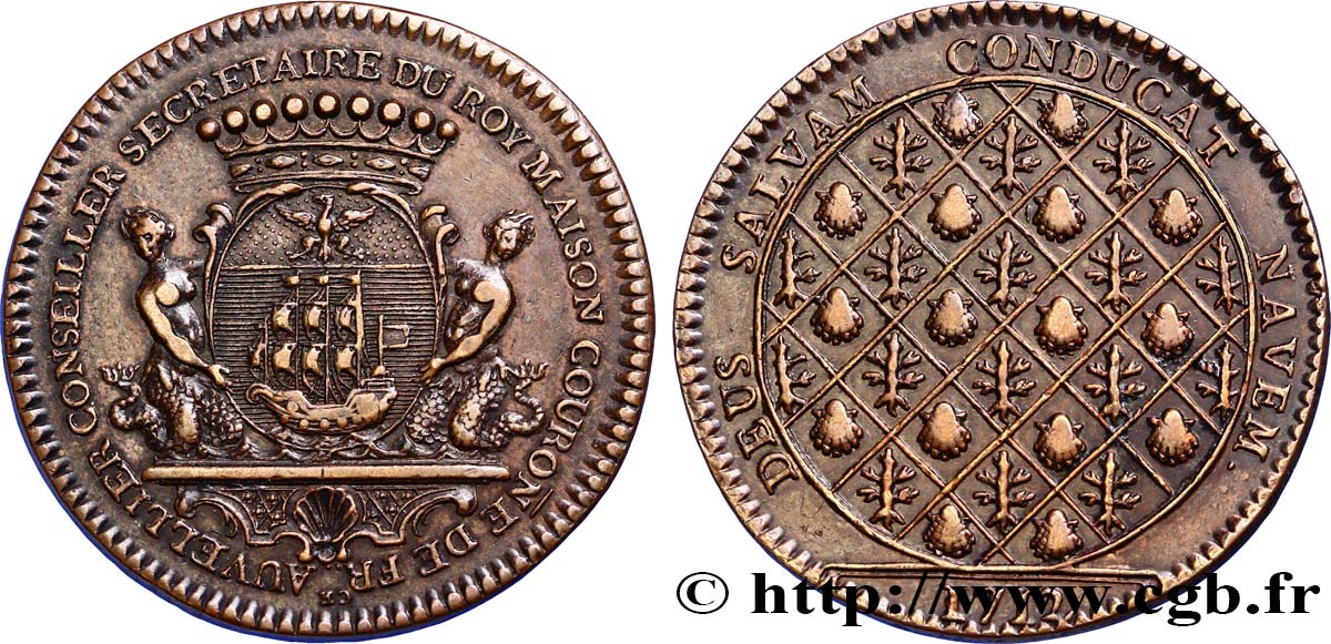 LANGUEDOC (VILLES ET NOBLESSE DU ...) Auvellier, secrétaire du roi TTB+