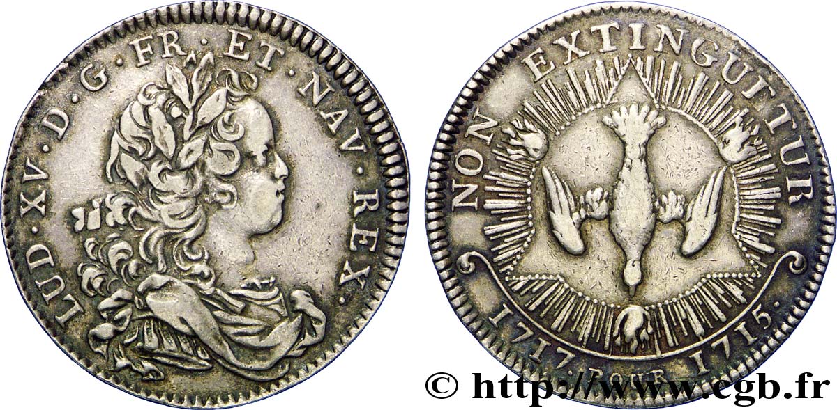 ORDRES DU ROI ORDRE DU SAINT-ESPRIT  1717 POUR 1715 TTB