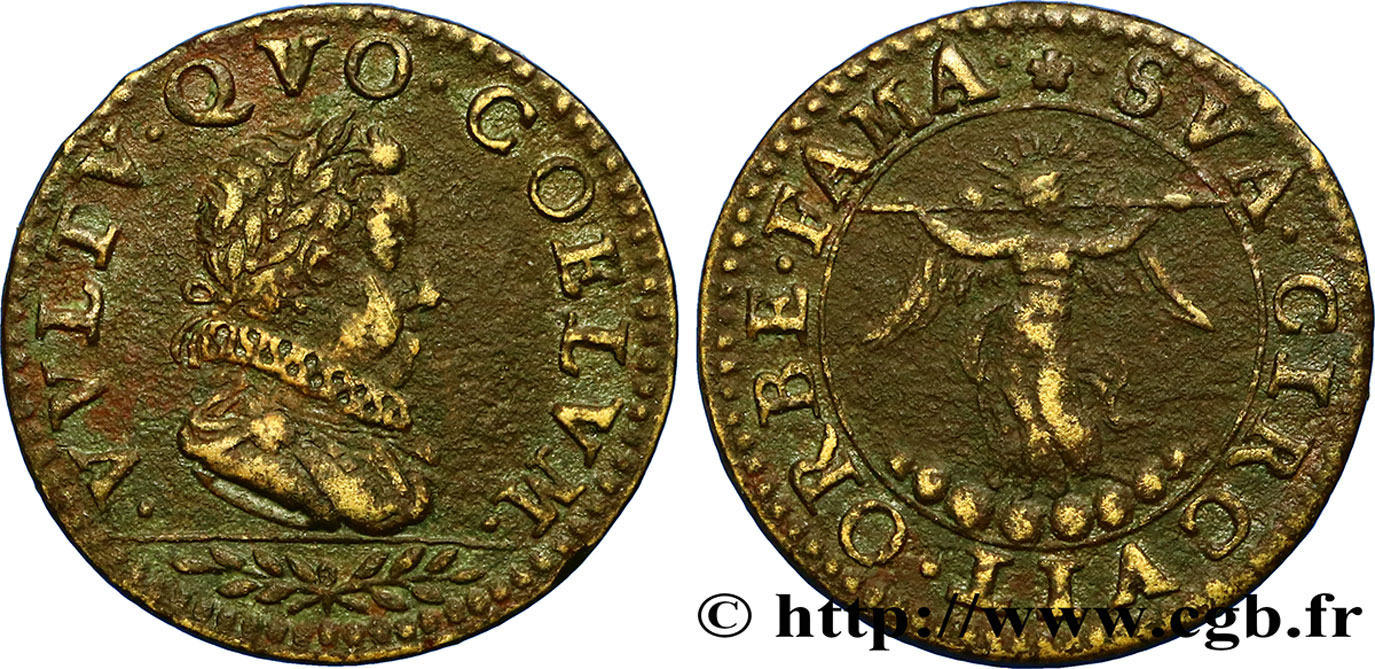 LOUIS XIII THE JUST LOUIS XIII LE JUSTE, type double tournois XF