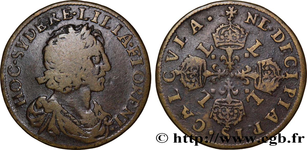 LOUIS XIII LE JUSTE Jeton de compte TB
