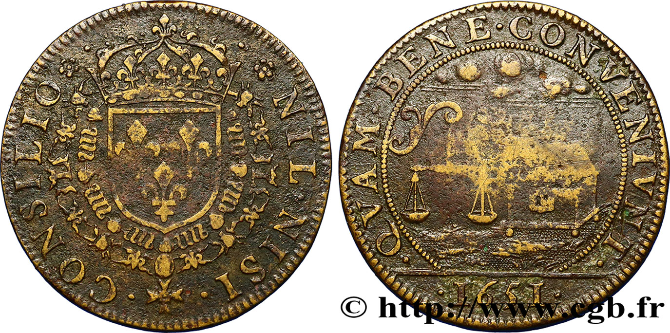 CONSEIL DU ROI Louis XIV TTB