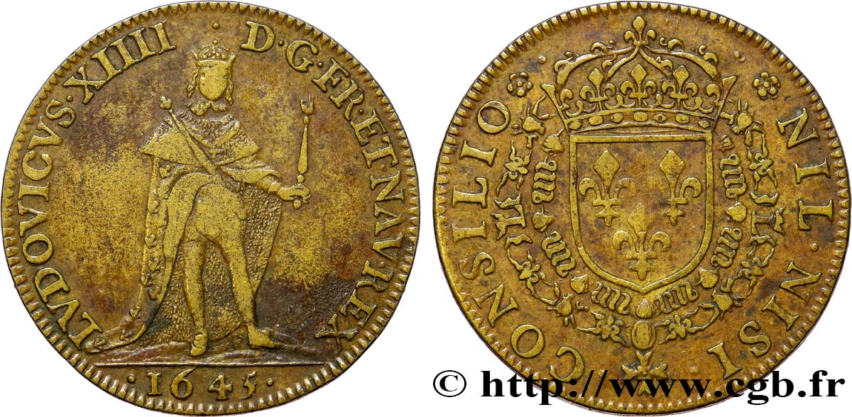 CONSEIL DU ROI Louis XIV TB+