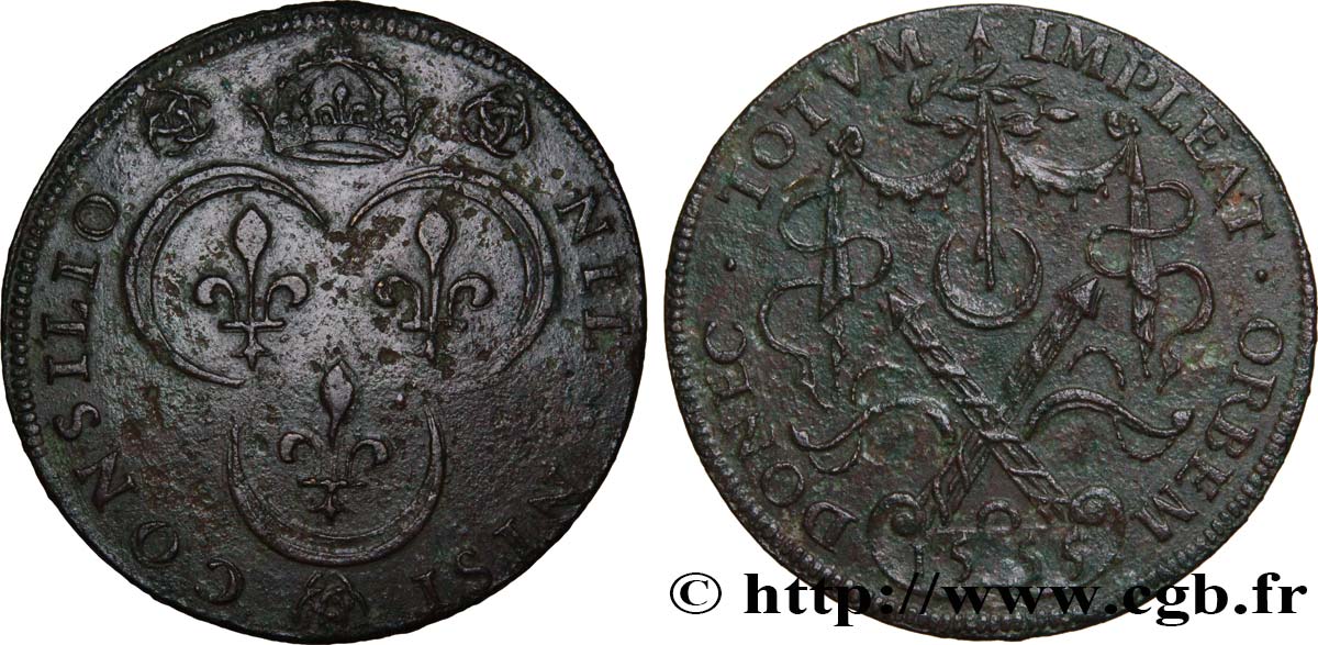 CONSEIL DU ROI Henri II TTB+