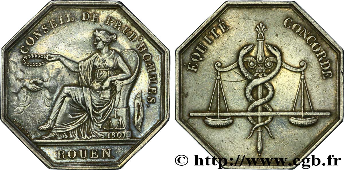 LAW AND LEGAL Louis XVIII, Rouen, CONSEIL DES PRUD’HOMMES AU