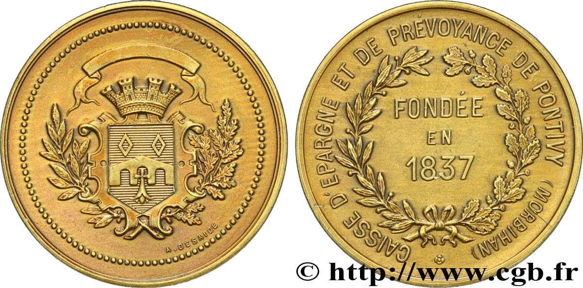 CAISSES D'ÉPARGNE Médaille, Caisse d'épargne fme_941544 Médailles