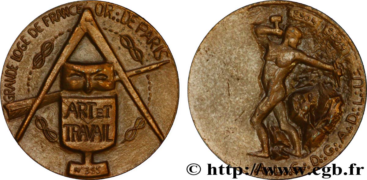 FRANC - MAÇONNERIE ART ET TRAVAIL N°355 SPL