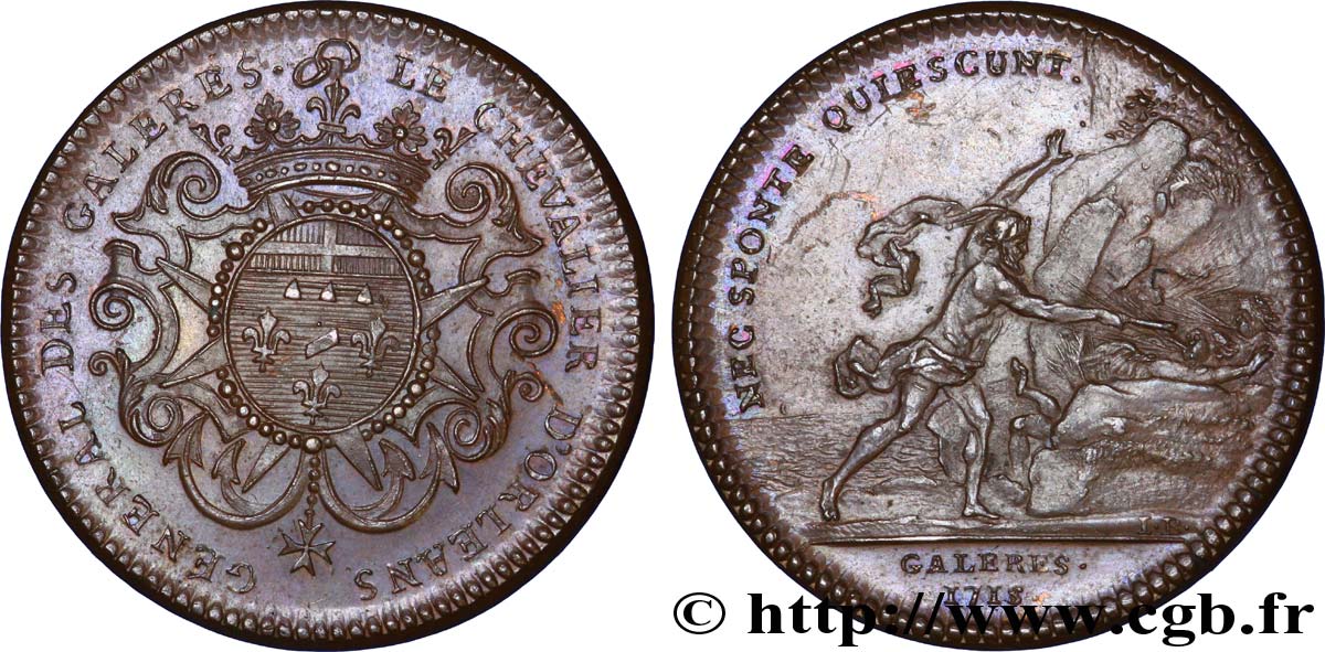 MARINE - GALERES ROYALES  Jean-Philippe d’Orléans, général des Galères - REFRAPPE SPL