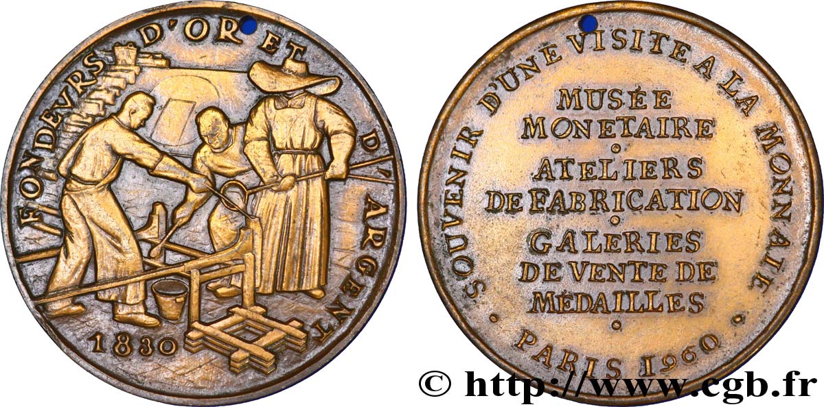 MONNAIE DE PARIS Musée Monétaire, fini patine claire brillante SPL