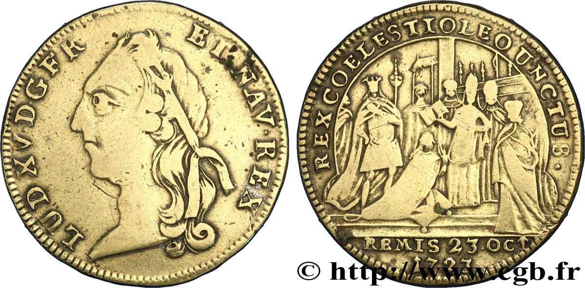 CONSECRATION IN REIMS Louis XV VF