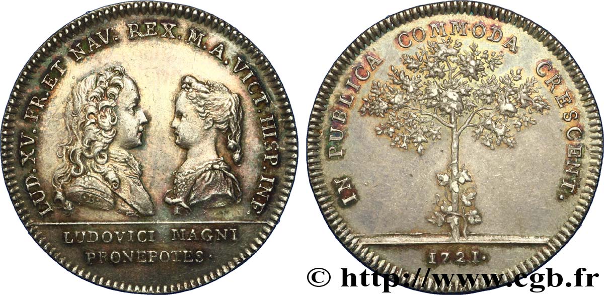 LOUIS XV and MARIANA-VICTORIA INFANTA OF SPAIN Les fiançailles du roi MS
