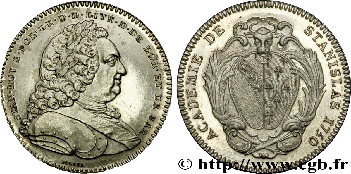 LORRAINE - DUCHÉ DE LORRAINE - FRANÇOIS III ACADEMIE DE STANISLAS SPL