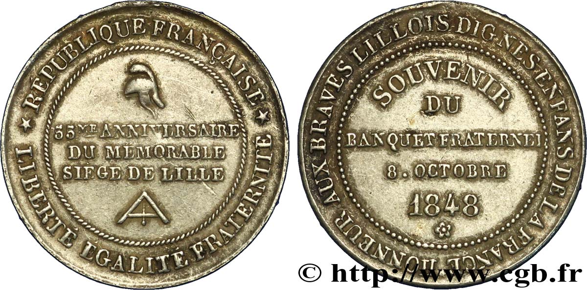 II REPUBLIC Honneur aux vainqueurs du siège de Lille AU