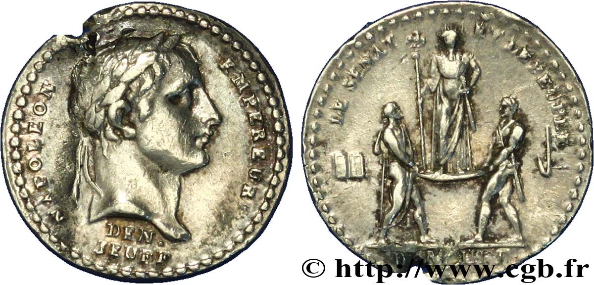 PREMIER EMPIRE Quinaire du sacre de l&nbsp;Empereur SUP