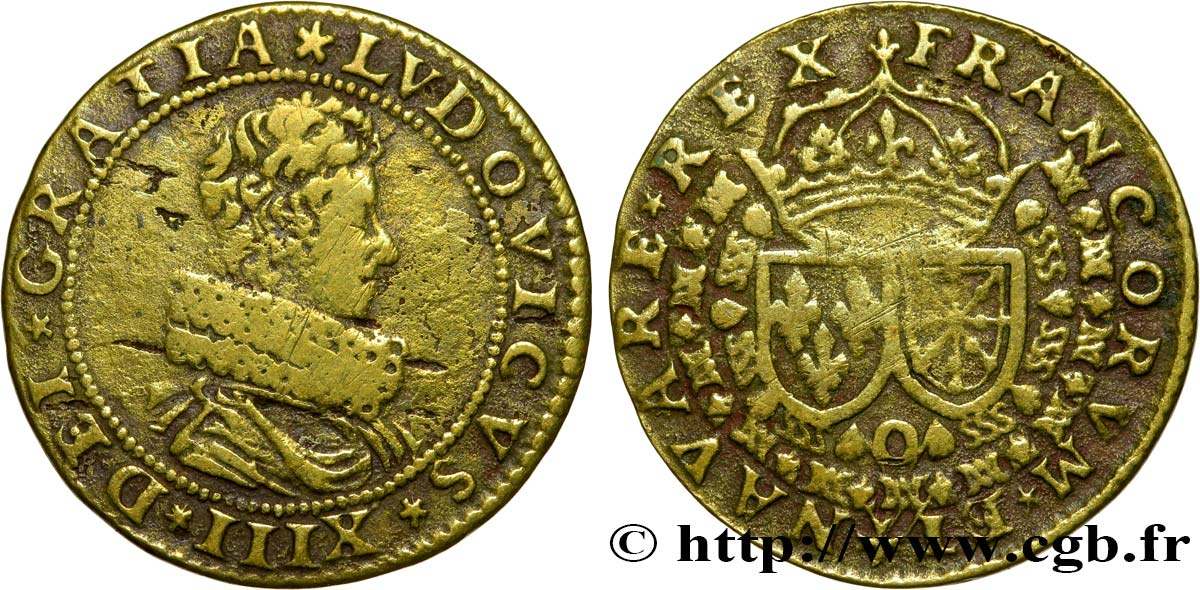 ARDENNES - FABRIQUE DE JETONS DE SEDAN Jeton LOUIS XIII BC+