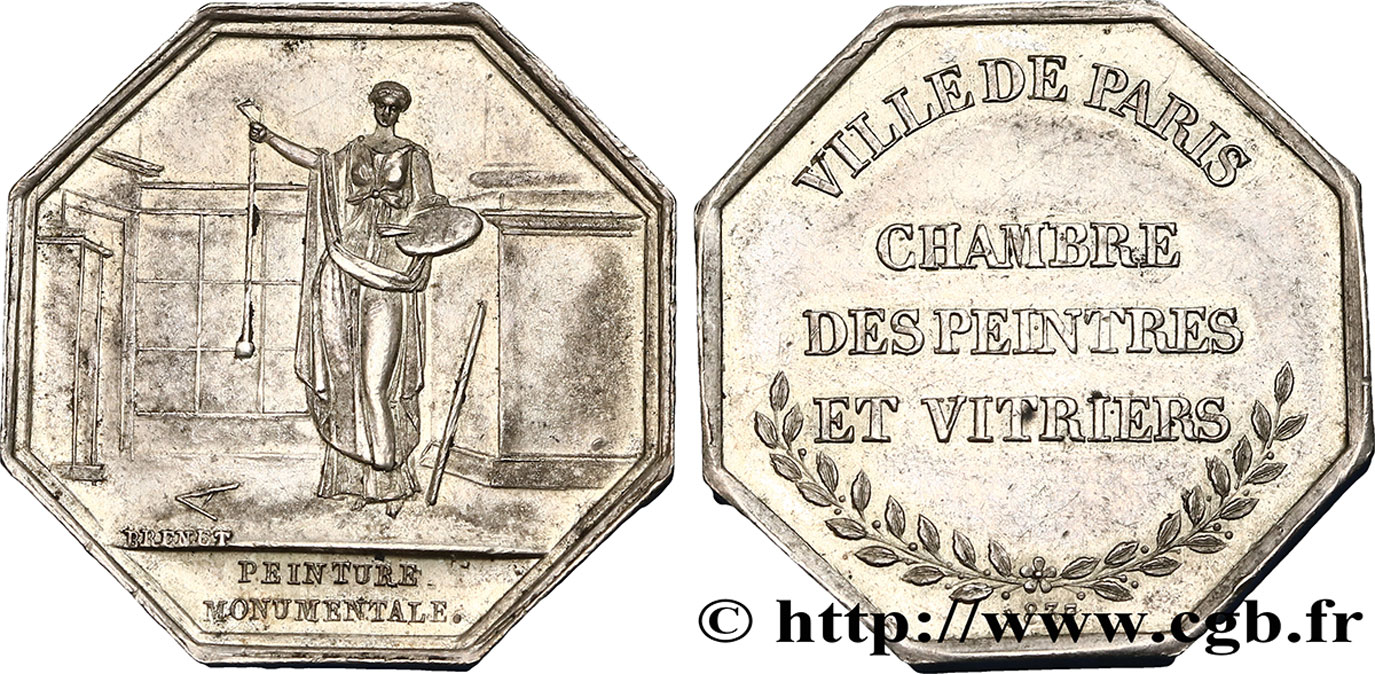 ASSOCIATIONS PROFESSIONNELLES - SYNDICATS CHAMBRE DES PEINTRES ET VITRIERS, Corne 1 SUP