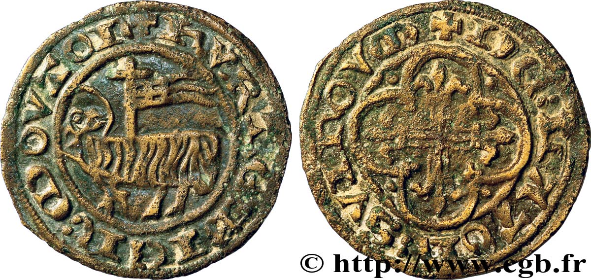 ROUYER - VIII. JETONS AND TOKENS CLASSIFIED BY TYPE Jeton de compte au mouton AU
