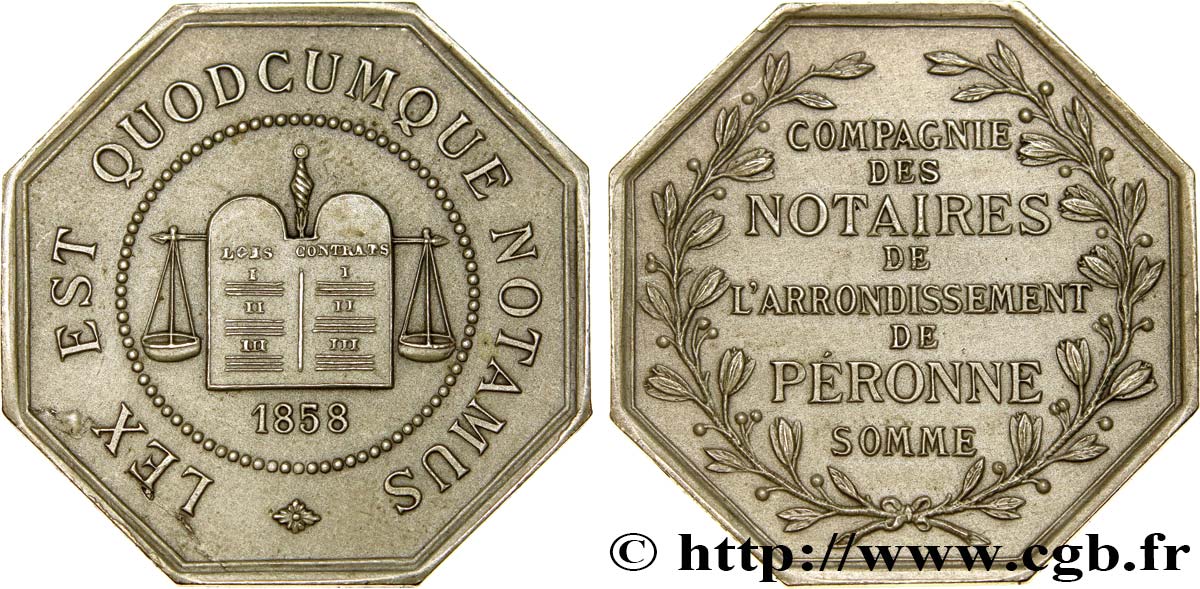 19TH CENTURY NOTARIES (SOLICITORS AND ATTORNEYS) Notaires de Peronne AU
