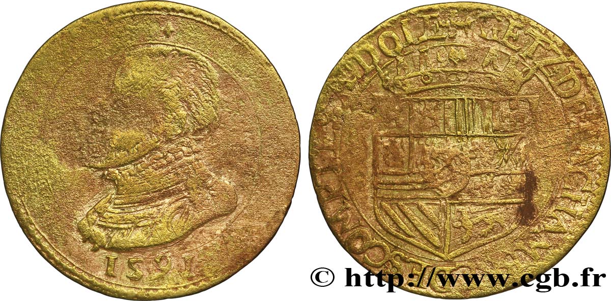 BURGUNDY (COUNTY OF) Jeton CU 28, Chambre des comptes de Dole VG