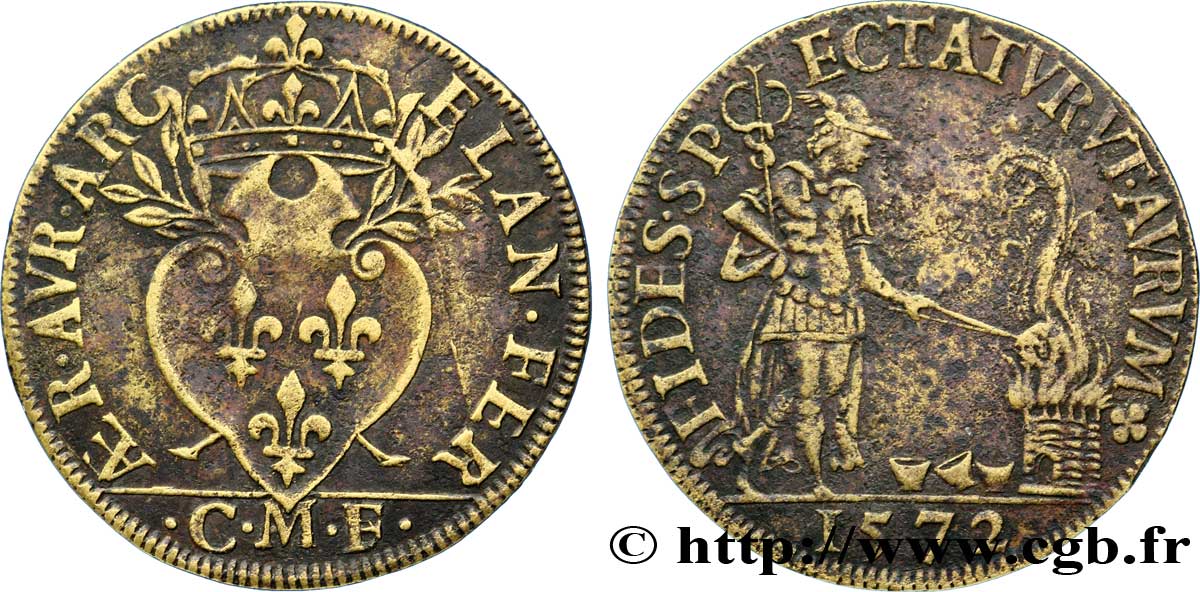 CHARLES IX Les monnayeurs royaux TTB+