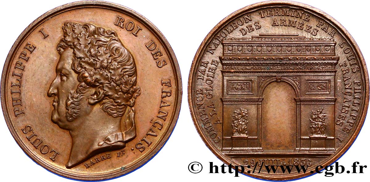 LUDWIG PHILIPP I PARIS -  ARC DE TRIOMPHE fST