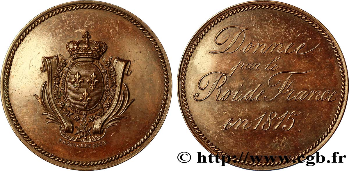 LOUIS XVIII Module de 10 centimes durant les Cent Jours FDC