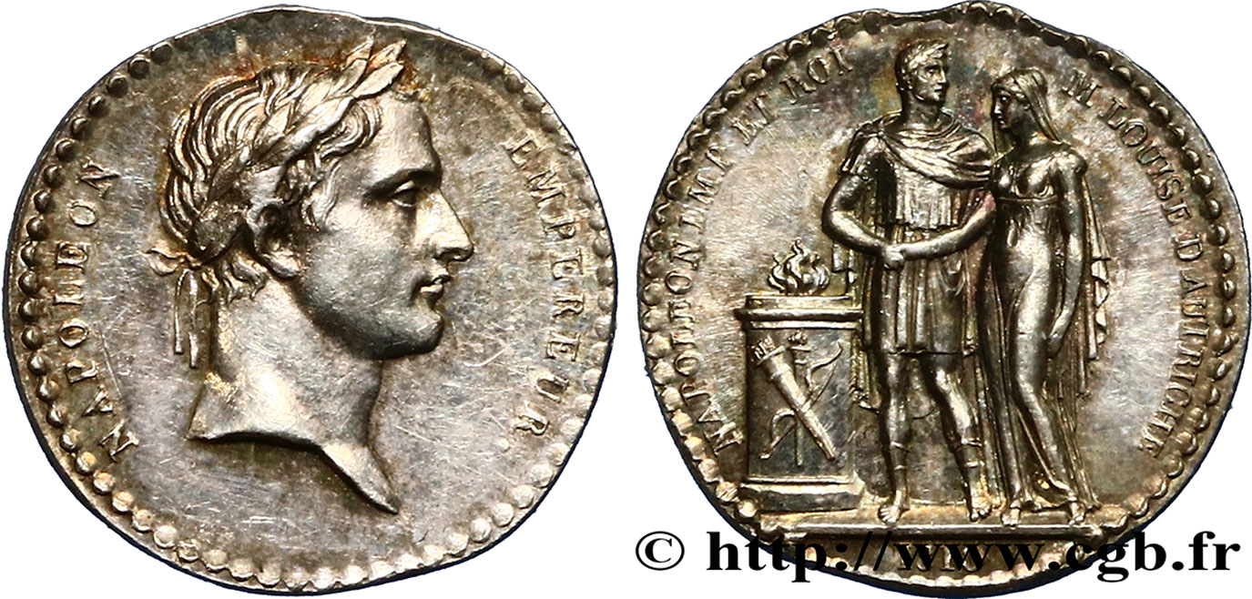 AMOUR ET MARIAGE Quinaire du mariage de Napoléon et de Marie-Louise SUP