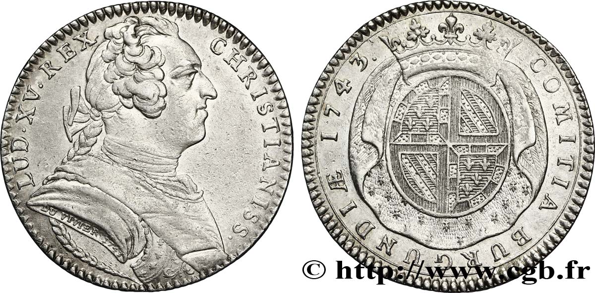 BOURGOGNE (ÉTATS DE ...) États de Bourgogne TTB+