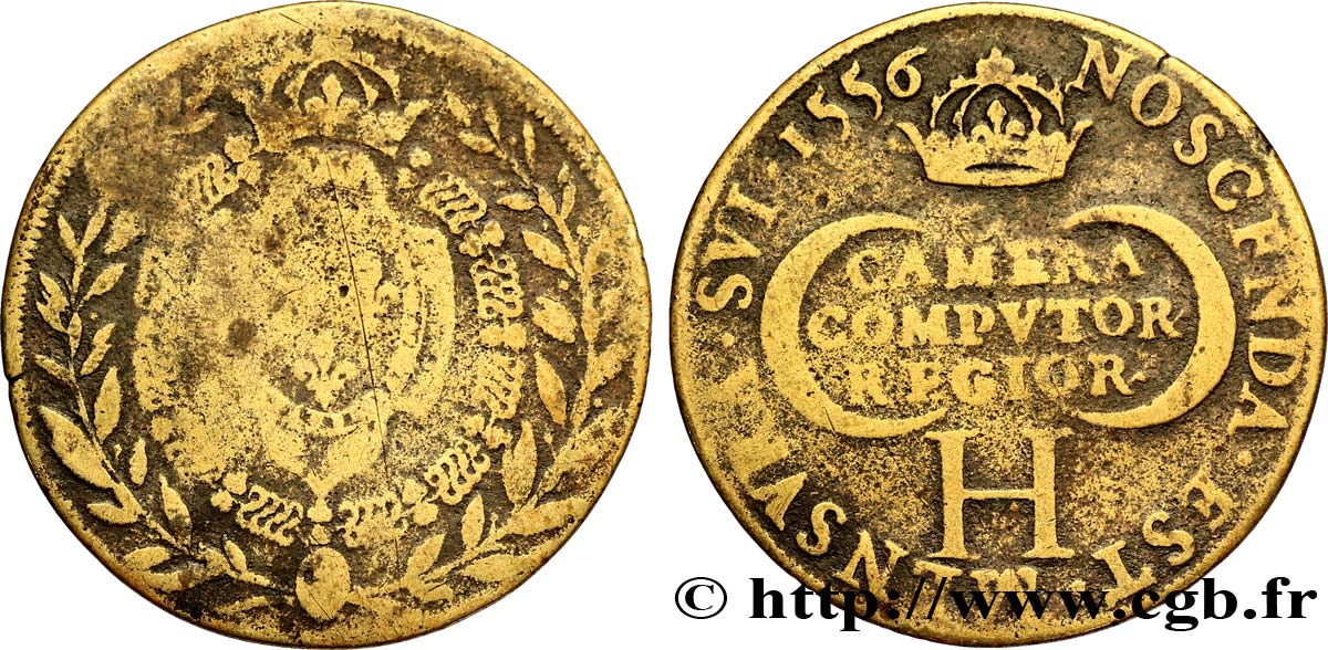 CHAMBRE DES COMPTES DU ROI HENRI II TB+
