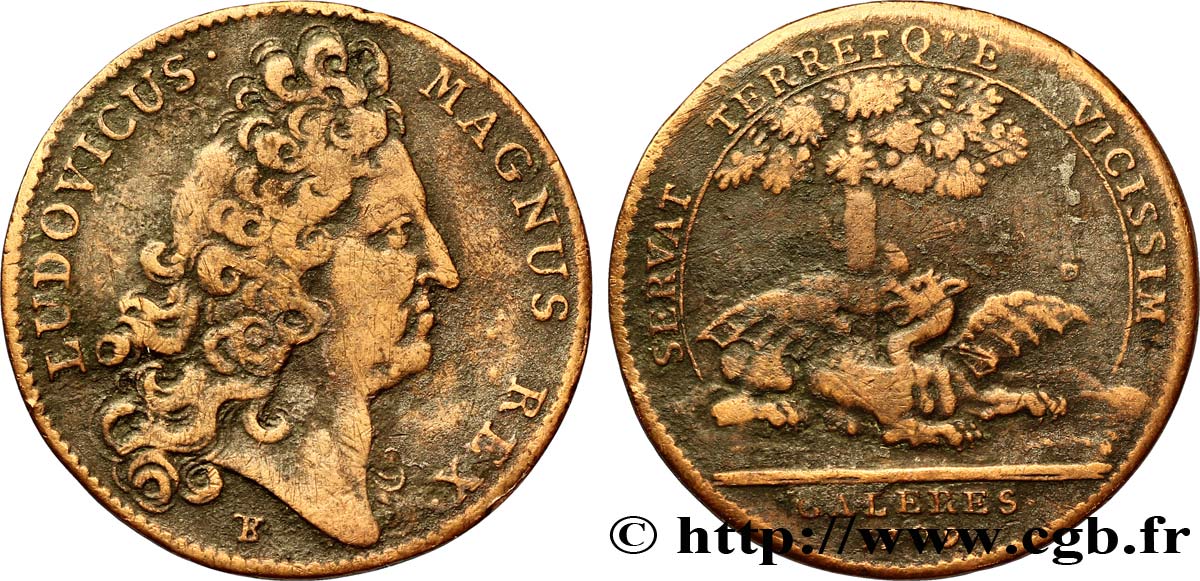 MARINE - GALERES ROYALES  Louis XIV TB