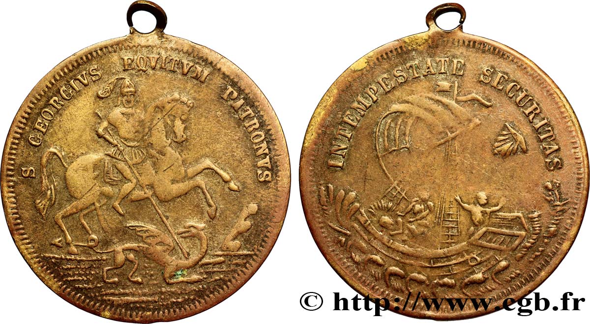 MÉDAILLE DE SOLDAT XVIIIe siècle TTB