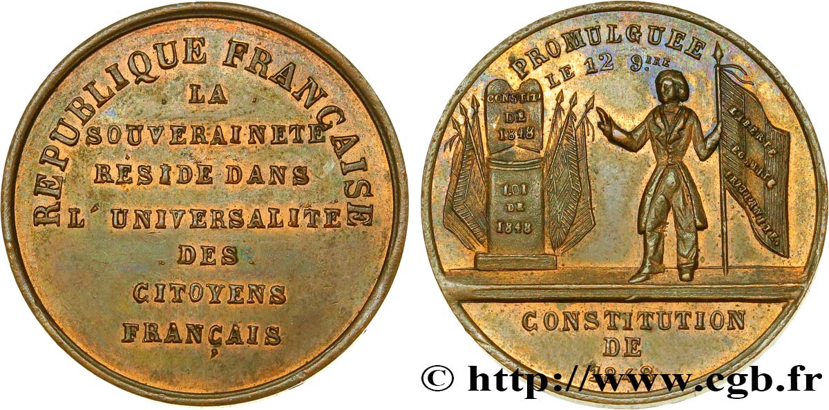 DEUXIÈME RÉPUBLIQUE Constitution de 1848 MS