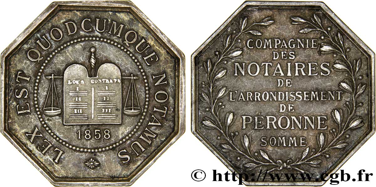 19TH CENTURY NOTARIES (SOLICITORS AND ATTORNEYS) Notaires de Peronne AU