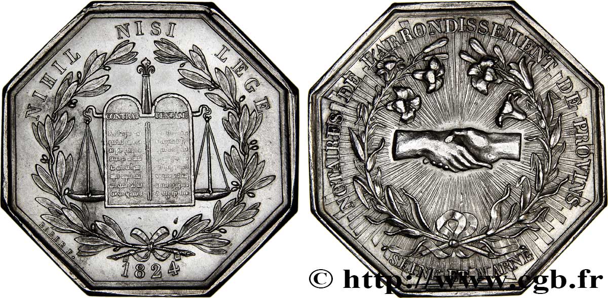 NOTAIRES DU XIXe SIECLE Notaires de Provins MS