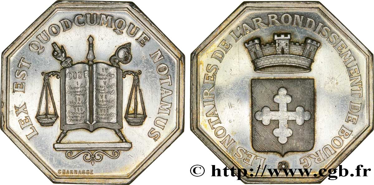 19TH CENTURY NOTARIES (SOLICITORS AND ATTORNEYS) Notaires de Bourg AU