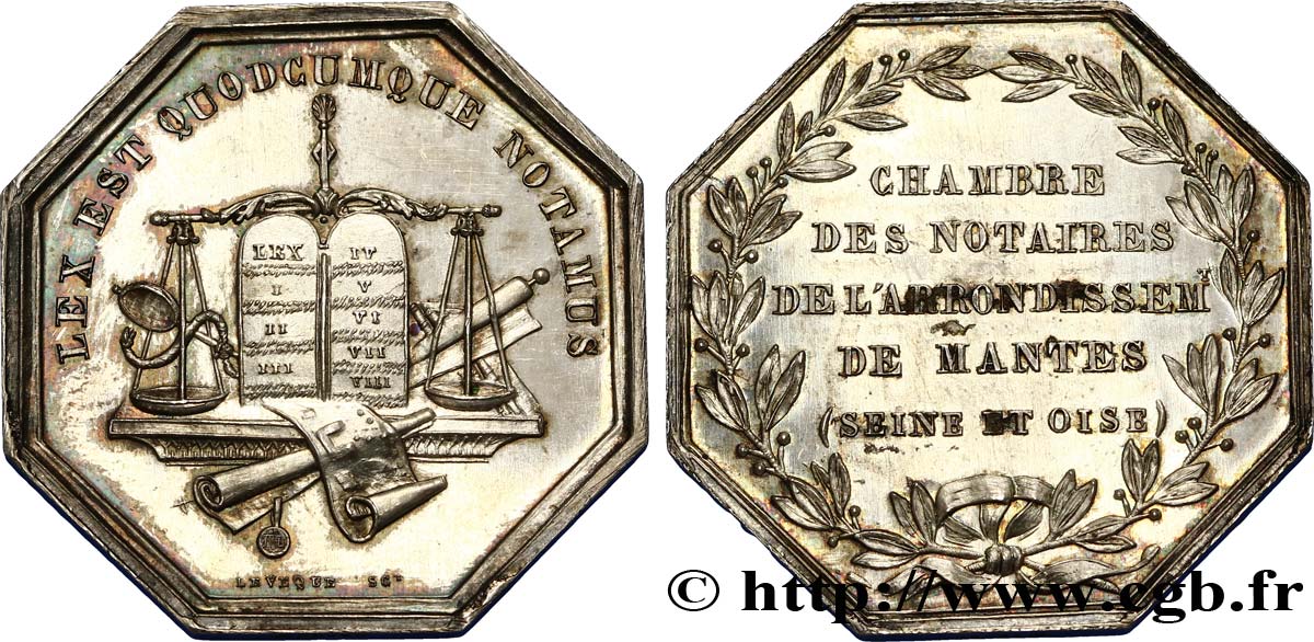 19TH CENTURY NOTARIES (SOLICITORS AND ATTORNEYS) Notaires de Mantes MS