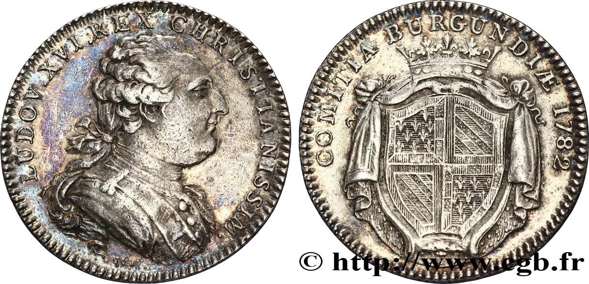 BOURGOGNE (ÉTATS DE ...) Jeton AR 29, les États TTB+