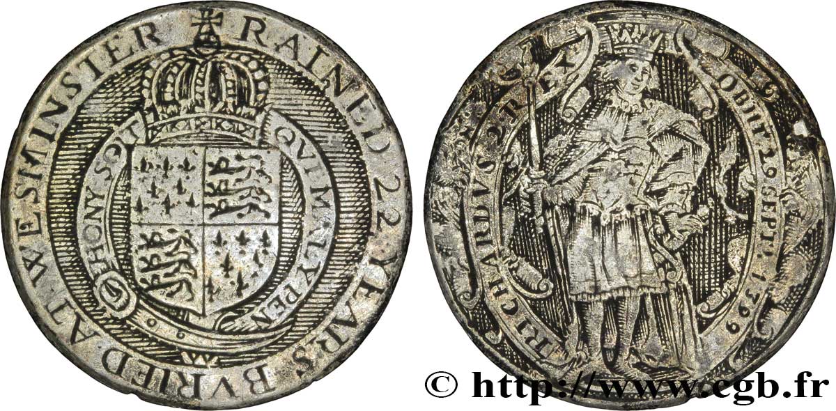 GRANDE-BRETAGNE - JACQUES VI Simon de Passe - Richard II TTB