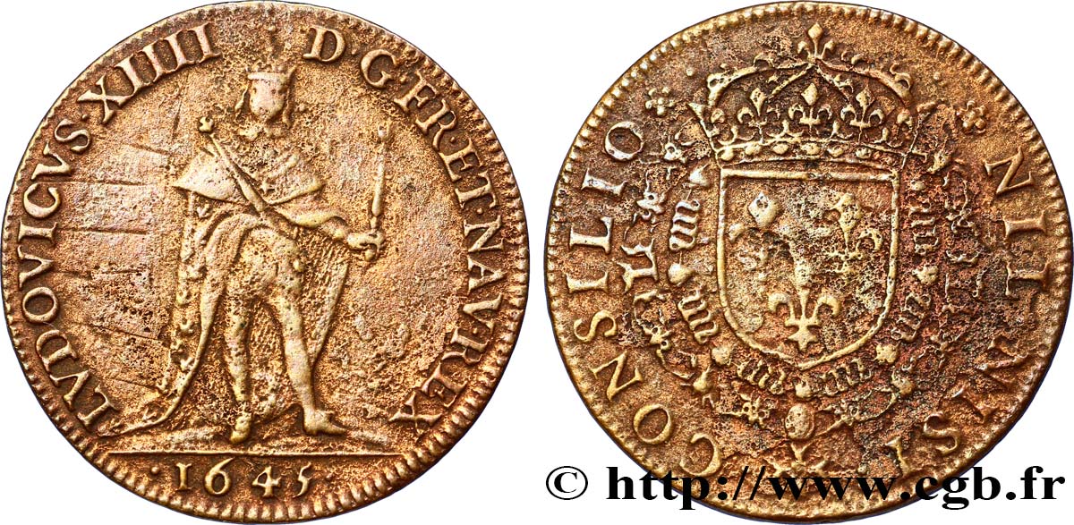 CONSEIL DU ROI Louis XIV TB+