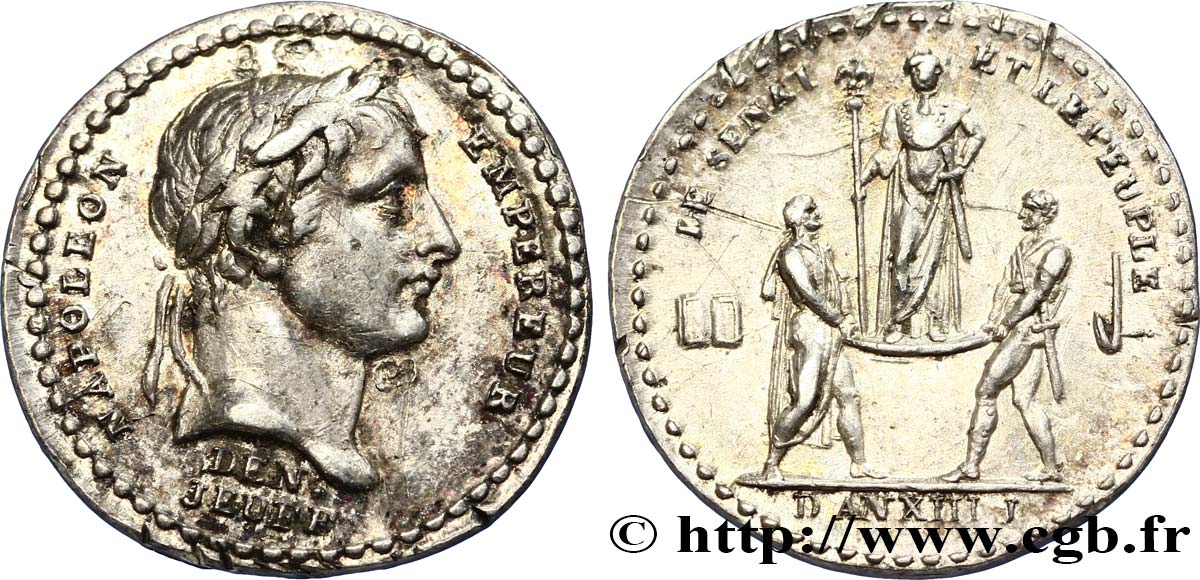 PREMIER EMPIRE Quinaire du sacre de l&nbsp;empereur TTB+