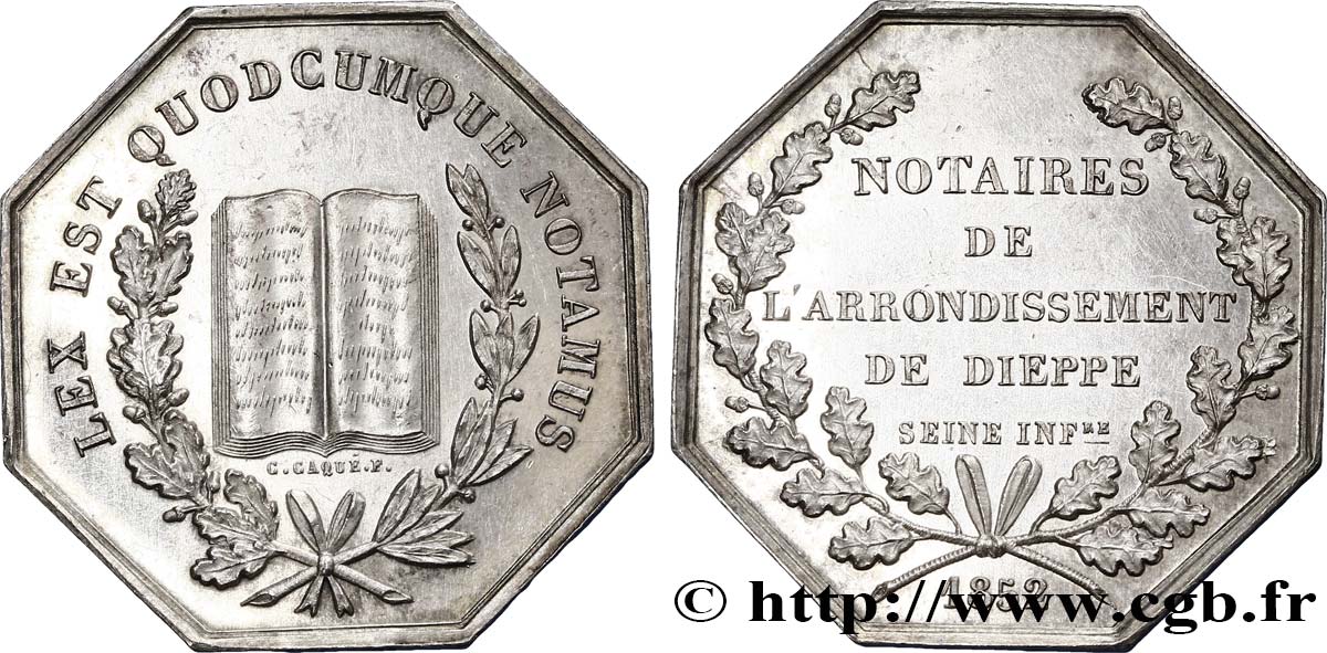 NORMANDIE (NOBLESSE ET VILLES DE...) Notaires de Dieppe SPL