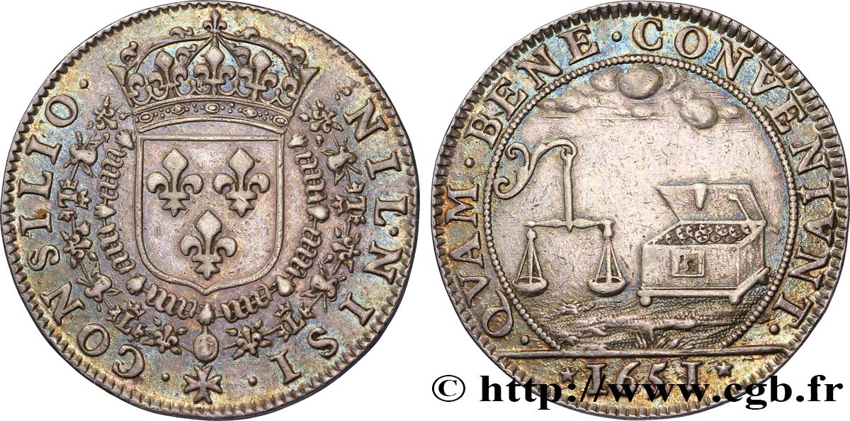 CONSEIL DU ROI Louis XIV TTB+