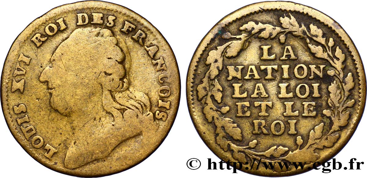 LOUIS XVI (MONARQUE CONSTITUTIONNEL)  LA NATION LA LOI ET LE ROI TB