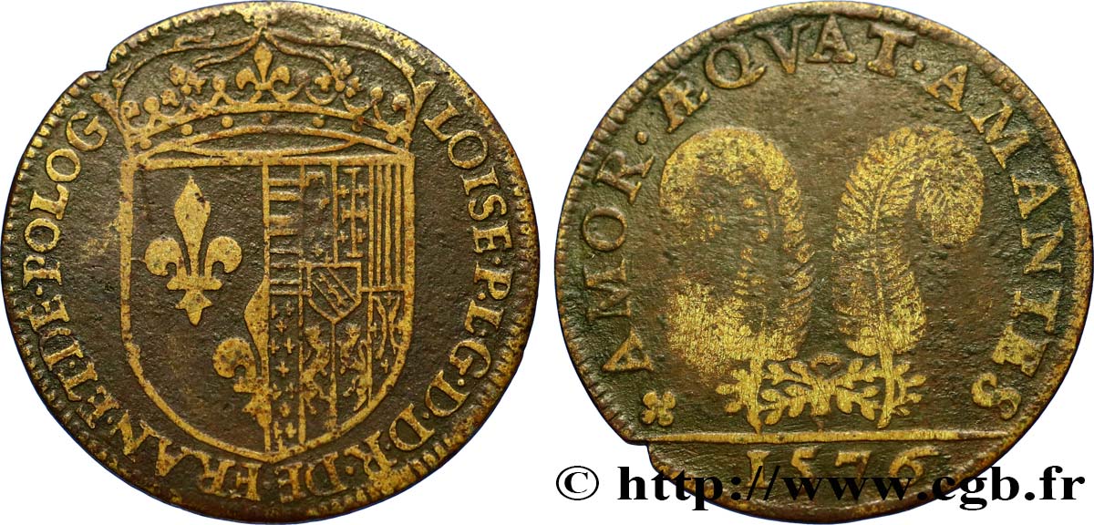 LOUISE DE LORRAINE Louise de Lorraine-Vaudémont, reine de France XF