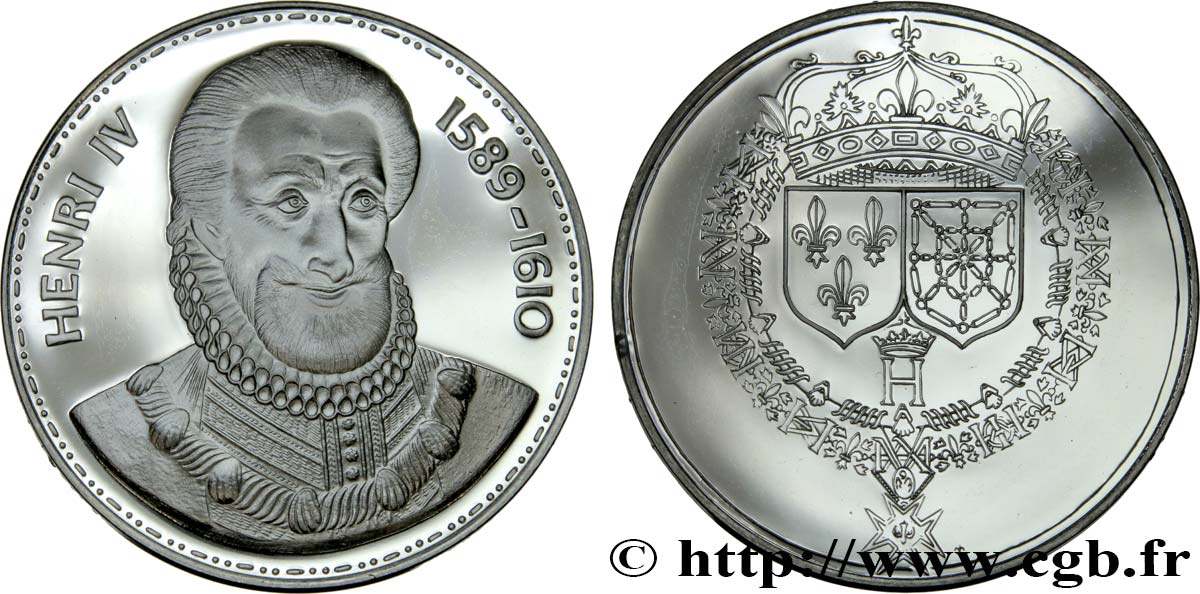 HENRI IV LE GRAND Médaille commémorative Henri IV SPL