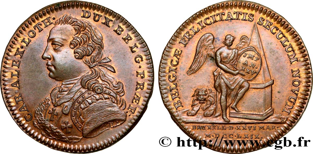 AUSTRIAN NETHERLANDS - CHARLES ALEXANDER OF LORRAINE CHARLES-ALEXANDRE DE LORRAINE MS