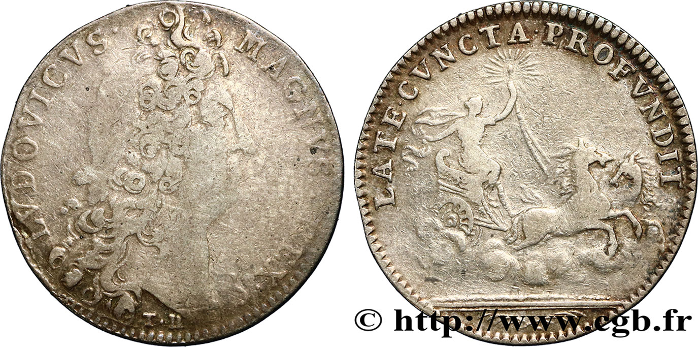 LOUIS XIV LE GRAND ou LE ROI SOLEIL Émission de 1698 S